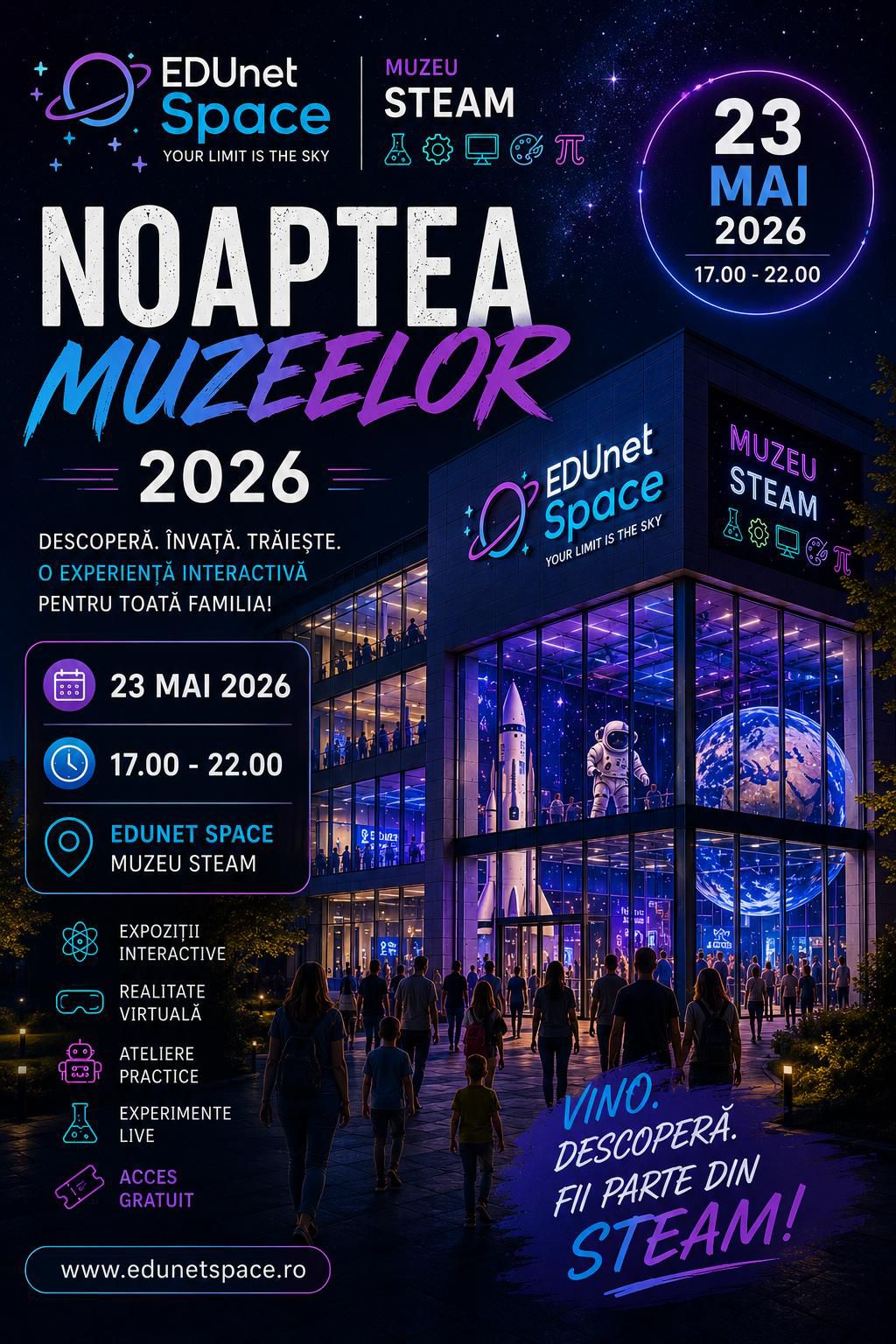 Noaptea Muzeelor 2026 - EDUnet Space
